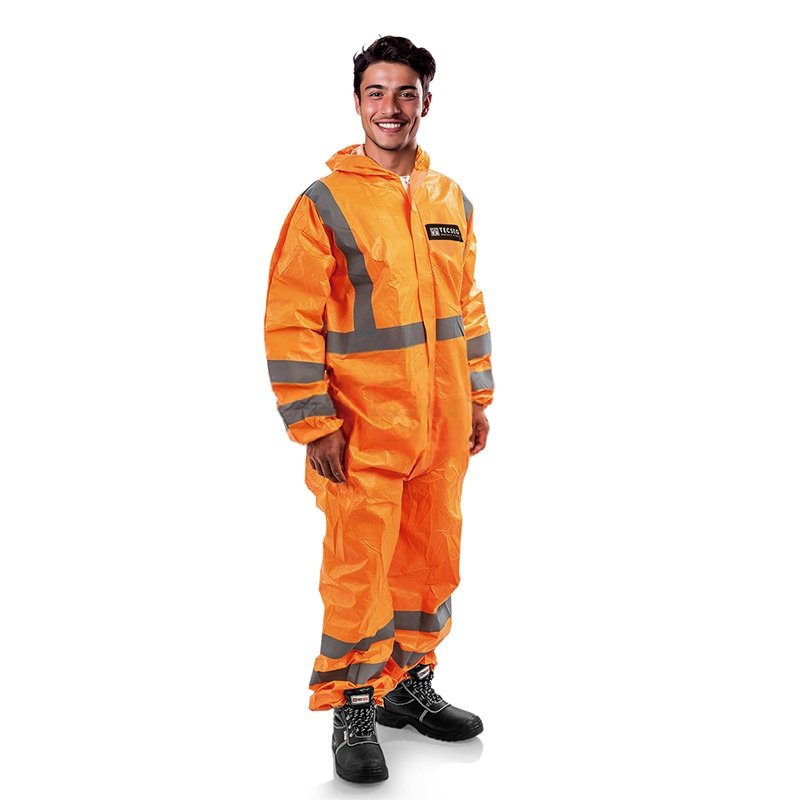 Traje descartable Tecseg TSG15 OR alta Visibilidad